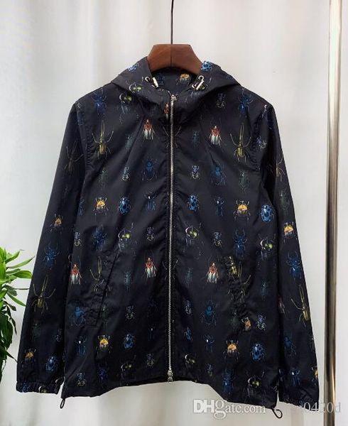 

europe and the united states 2019 new foreign trade high-end handsome men's long-sleeved fashion jacket male 607 58399557 2019.45, Black;brown
