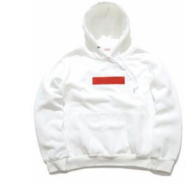 

19fw men sweatshirt box logo embroidery bandana fashion pullovers hoodies streetwear women mens couple clothing s-3xl, Black
