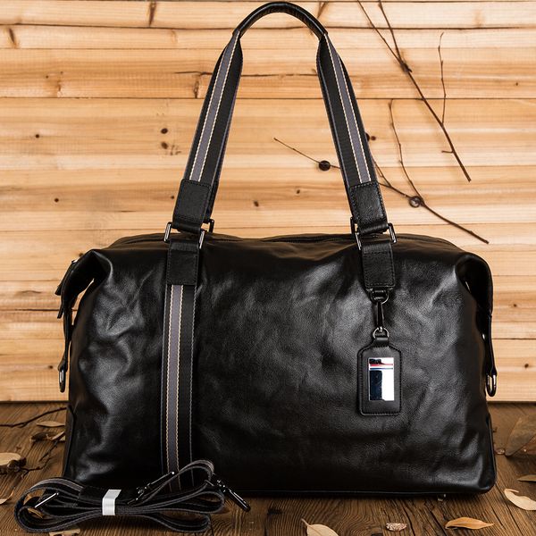 

handbag men's pu business travel bag casual shoulder bag
