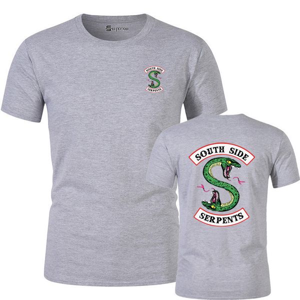 

mr.q custom riverdale south side serpent t shirts men round neck black t-shirts riverdale clothing casual fashion clothes, White;black