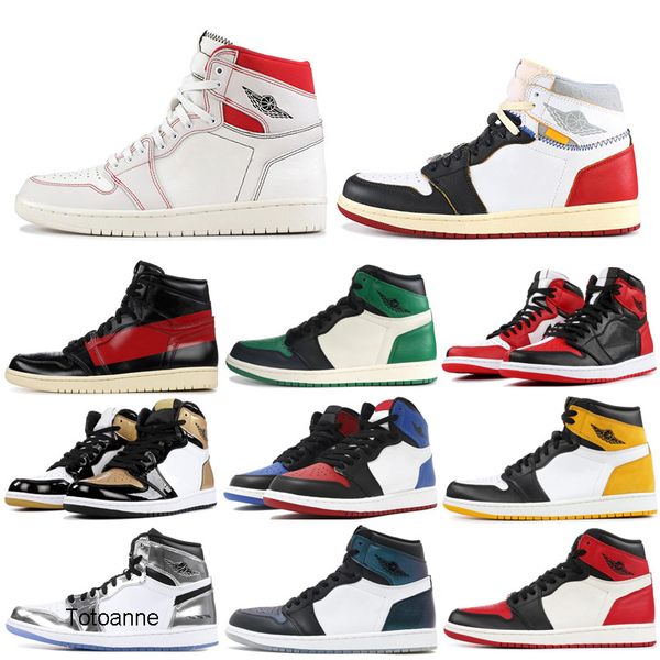 

2020 1 1s баскетбол обувь мужские кроссовки athletic ying yang пакет unc pine green unc shadow бред черный toe banned sports illustrated 7-1