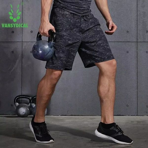 

vansydical summer men's loose marathon running shorts quick dry basketball sports shorts gym training fitness, Black;blue
