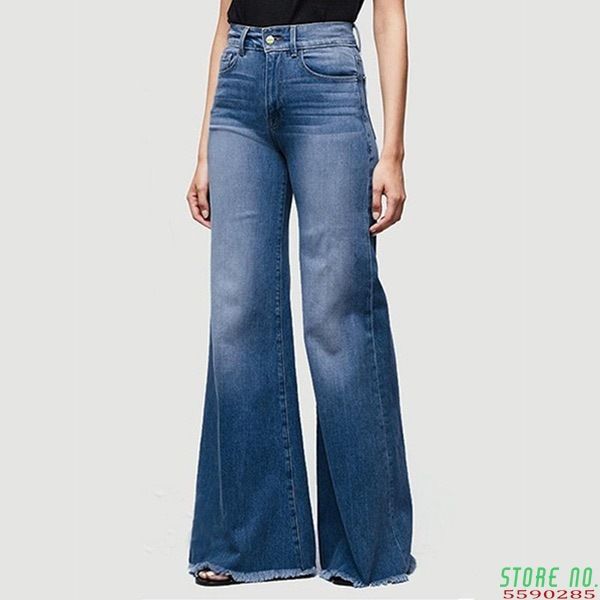 

2020 high waist wide leg jeans boyfriend jeans for women denim skinny woman's female flare plus size 4xl black blue