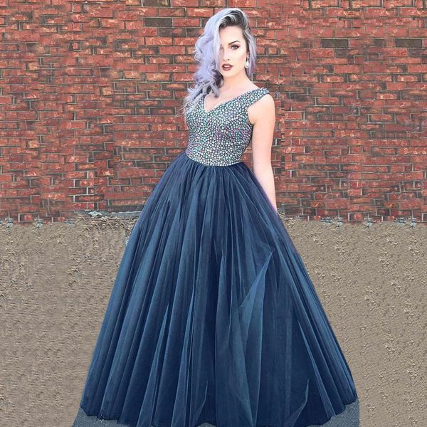 

jaycosin womens sequined v neck backless long ball gown dress party elegant formal occasion sleeveless mesh dresses female 1230, Black;pink