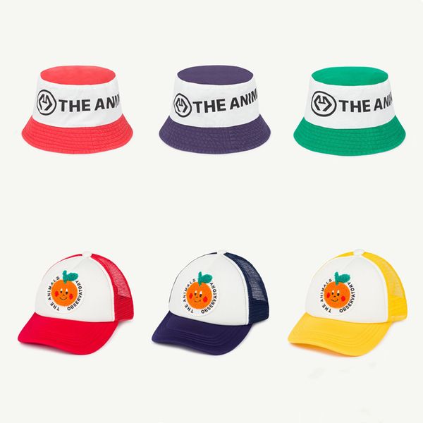 

2020 spring and summer new dome embroidery boys and girls baby short zhan cartoon cap fisherman hat sun hat, Yellow