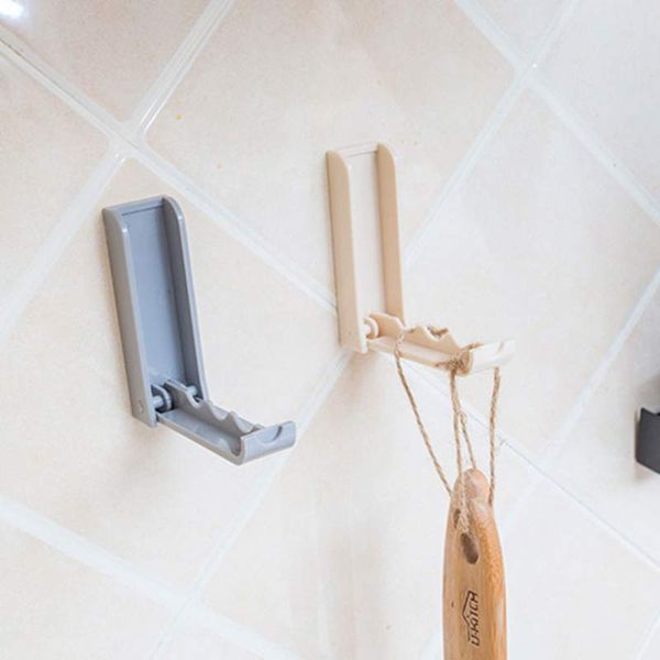 

foldable hook household invisible hanging hook coat self-adhesive kitchen storage