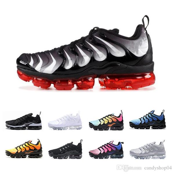 

nike air max 2019 плюс TN кроссовки Мужчины Женщины Вольт виноград Retuned воздуха тройной бе