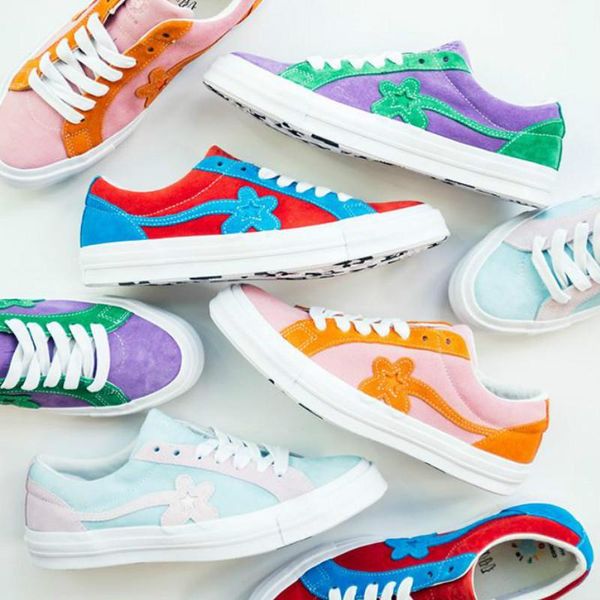 

ttc создатель x тайлер одна звезда ox golf le fleur white радуга скейтборд обувь ч мужчины женщины burlap scarlet зеленый синий розовый крос, Black