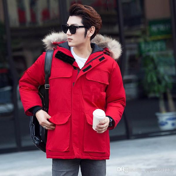 

2019 canada fashion coat cold prevention mens winter coat jackets star same style designer jacket mens designer winter jackets, Black