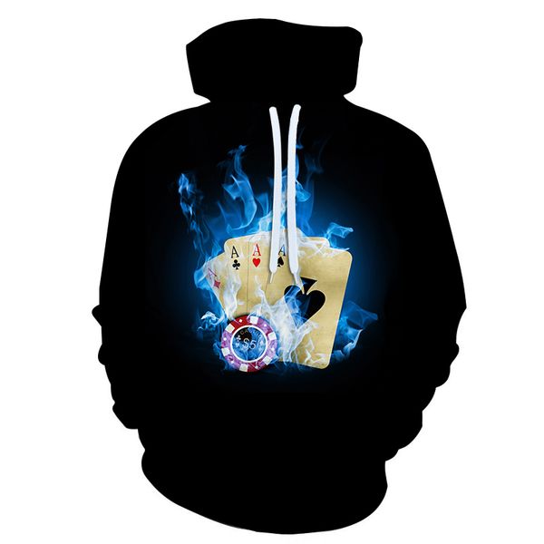 

men's hoodies & sweatshirts and women's poker with fire halloween in a variety of stylish hoodie sweatshirt jackets, Black