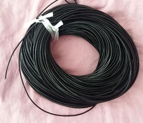 Rawhide Round Leather Cord 2mm 10 meters 11 yards