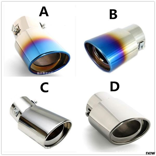 

stainless car exhaust muffler tip pipe cover tail for teana qashqai bluebird sunny tiida paladin geniss juke x-trail