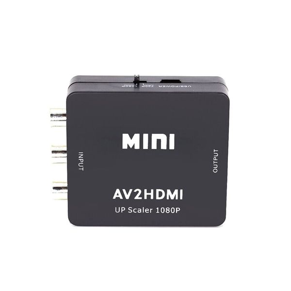

mini av to hdmi converter adapter av cvbs 3rca to hdmi converter box 1080p video av2hdmi for hdtv ps3 ps4 dvd pc