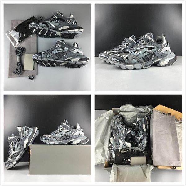 

paris 4.0 tess.s.gomma running shoes grey outdoor concept shoes designer fashion luxury trainer athletic sneaker