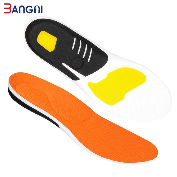 

3angni ortc flat feet tpu arch support insoles gel deep heel cup inserts for plantar fasciitis orthopedic shoes padded sole, Black