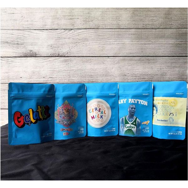 

Печенье Цветок BAG 3,5 Грамм цветок сухой травы Пустой Запах Proof Сумки Vape Упаковка для сухой травы Испаритель с 5 видов Майларовый Bag