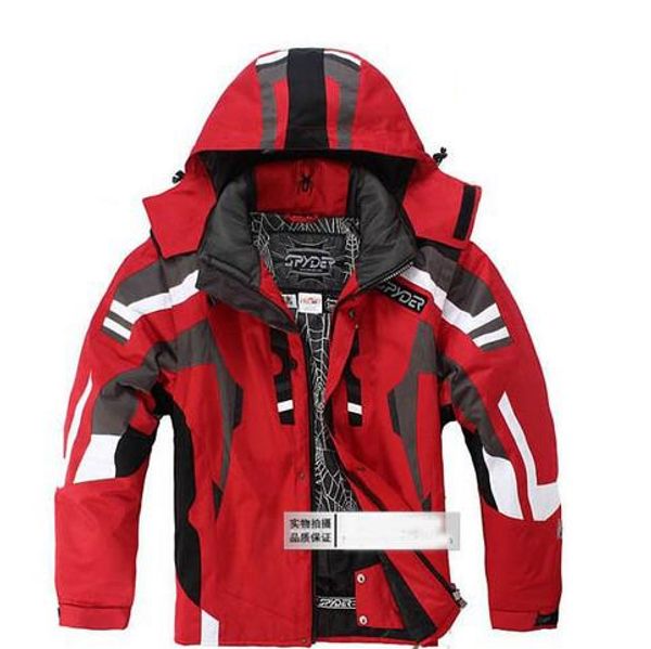 

fall-black grey new men's ski suit jacket coat waterproof snowboard clothing ski suit jacket s m  xl xxl size, Black;brown