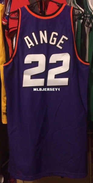 

wholesale danny ainge #22 pro cut team issued jersey t-shirt vest stitched basketball jerseys ncaa, Black;blue