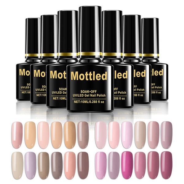 

12 pcs multicolor nail polish nail art varnish water-based manicure ptherapy glue sequins lacquer 10ml dropshipping