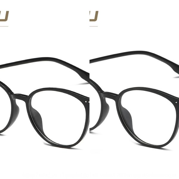 

lei dishu tr90 frame round myopia glasses ultra light glasses frame with myopia 8035, Silver