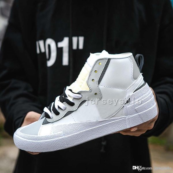

2020 new sacai blazer mid combine dunk casual shoes women mens trainers toki slip txt sports skate avant-garde trailblazers sneakers