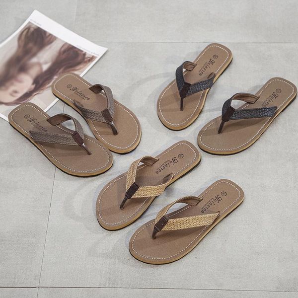 

shoes women summer flat beach flip-flops shoes bohemian lightweight beach flower slippers for woman large size flat flip flops, Black