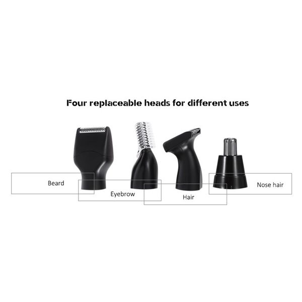

kemei km-1407 multifunctional hair trimmer rechargeable electric nose hair clipper 1 clipper cut rimmer vcwbj