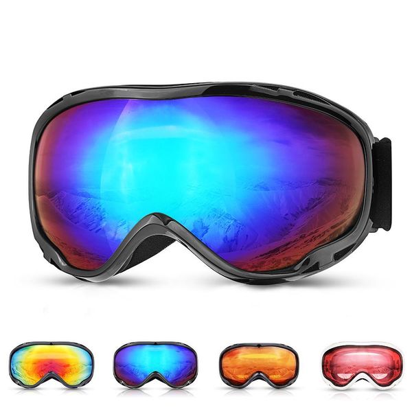 

ski goggles double layers uv400 anti-fog skiing glasses snow skiing men women snow snowboard goggles eyewear uv protection