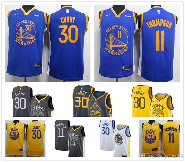 

men's steph stephen 30 curry jersey throwback golden dangelo d'angelo 1 russell state 4 klay 11 thompson 100% stitched basketball, Black;red