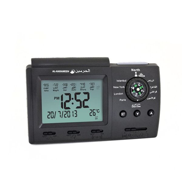 

study electronic calendar worship office church prayer clock mosque accuracy digital islamic muslim multifunction desktop