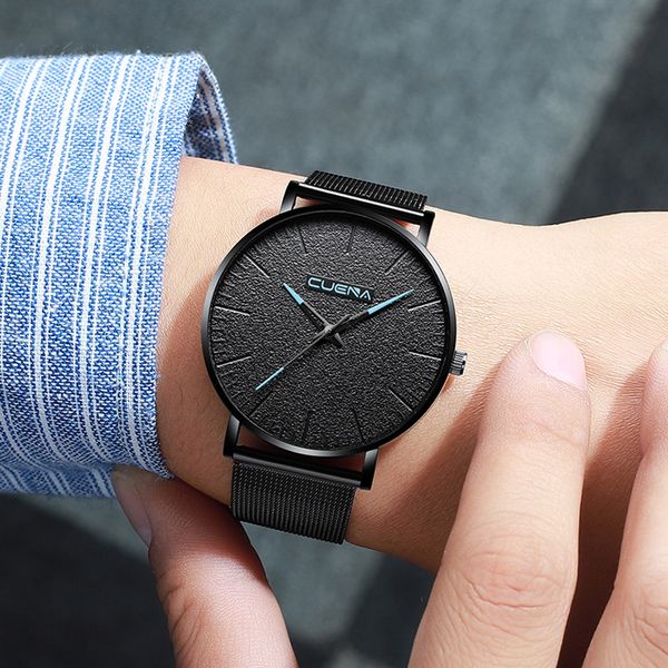 

fashion stainless watch for woman man casual watches elegant modern design soild black watch for french wrist watches wholesale, Slivery;brown