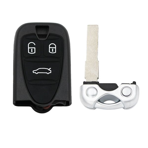 

3 button remote control housing cover fob smart car key shell case for romeo brera 156 159 gt for spider with uncut blade