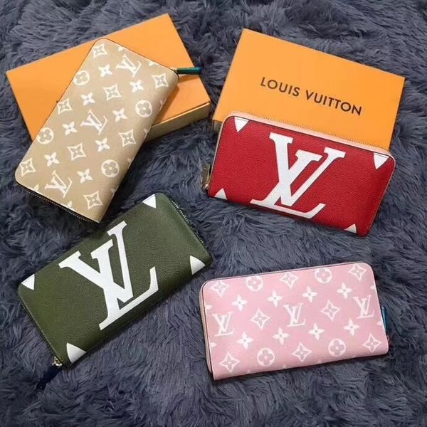 

Wallet de igner luxury handbag pur e famou brand fa hion ingle zipper de igner leather wallet ladie long pur e with box 10x19 m67549