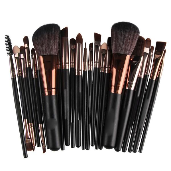 

22pcs makeup brush set eye shadow lipstik concealer blush natural makeup brush kit professional foundation beauty brushes