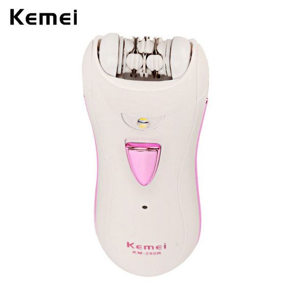 

kemei 290r rechargeable hair removal epilator for women mini electric tweezers hair remover for body arms bikini