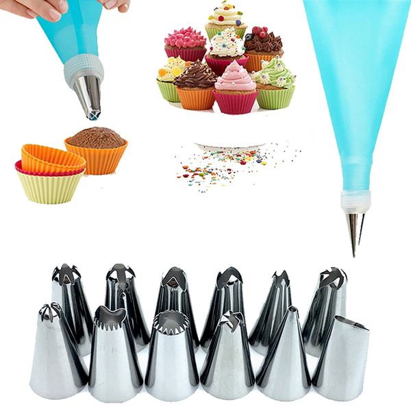 2019 Icing Piping Nozzles Confectionery Tool Pastry Nozzles Bag