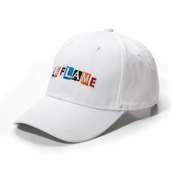 

travis scott laflame hat men colorful letters embroidery hiphop hat ball caps, Blue;gray