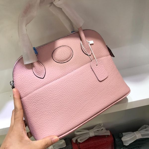 

top quality genuine leather women designer handbags luxury bag mini size shell bag tote clutch bags