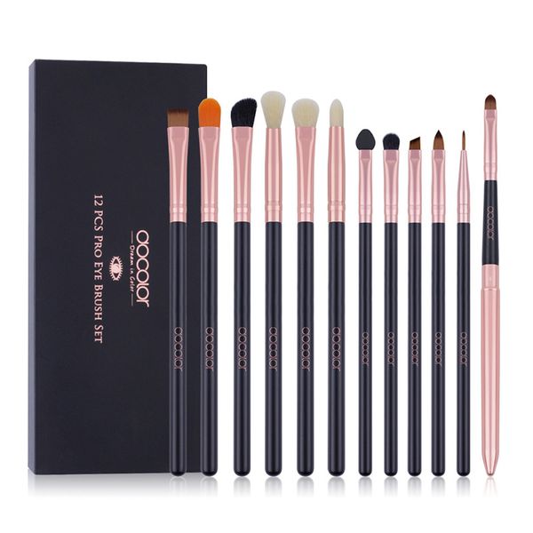 

professional 12pcs eye shadow brush set eyelash brush beginner complete eye makeup brushes makeup tools