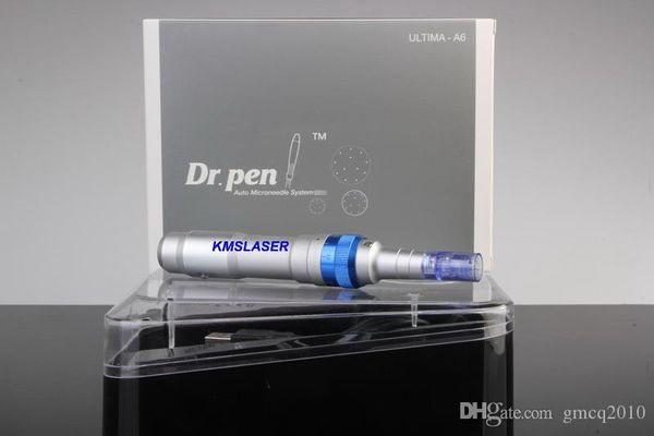 Derma pen Dr.pen Microneedle Corpo automatico in metallo con 2 batterie Dermapen ricaricabile senza fili in vendita