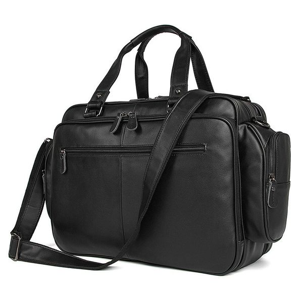 

men business 15.6 inch lapbriefcase bag handbag leather bag men shoulder messenger 16 maletines hombre cuero