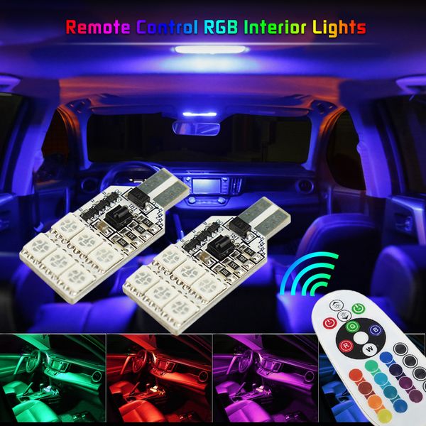 2019 Wholesale 2x Rgb W5w T10 Led Bulb Car Interior Reading Lights For Ford Fiesta Focus 2 3 1 Mk2 Mk3 Mondeo Mk4 Fusion Ranger Mustang From Out2244