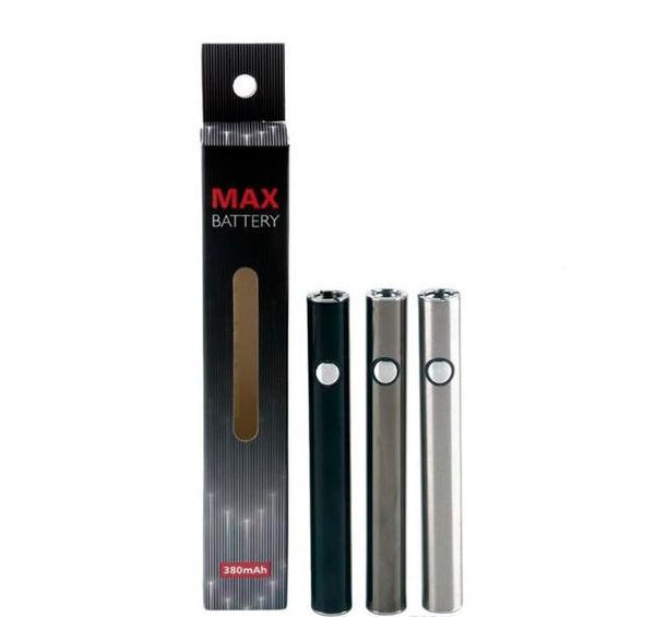 

510 темы Батарея Vape Pen Amigo Max E Сигареты Испаритель ручки переменного напряжения 380mAh Подогрейте Батареи Оригинальный USB кабель зарядного устройства