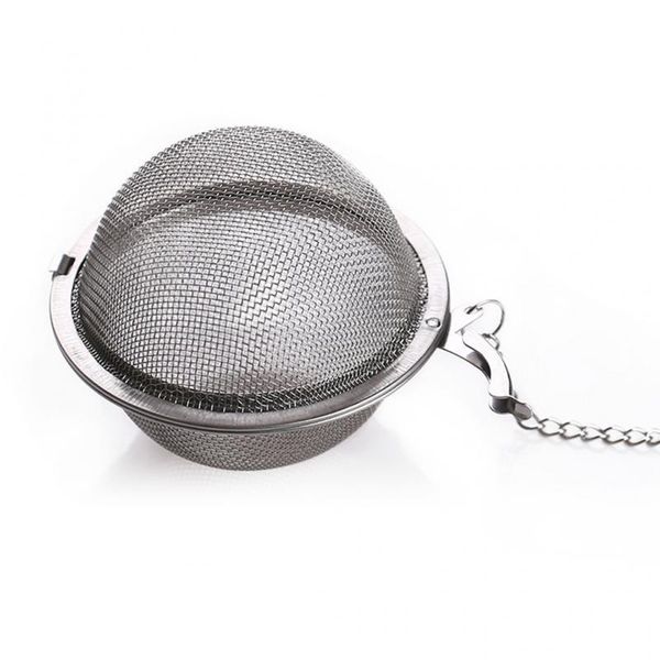 

100pc stainless steel tea pot infuser sphere mesh tea strainer ball ing