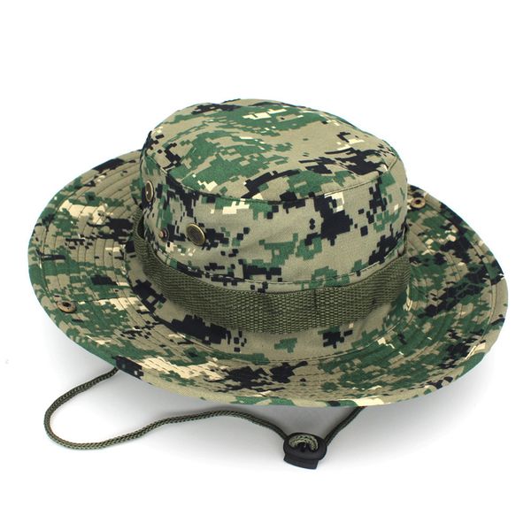 

tactical airsoft sniper camouflage boonie hats nepalese cap militares army mens military accessories a-tacs string fisherman cap, Blue;gray