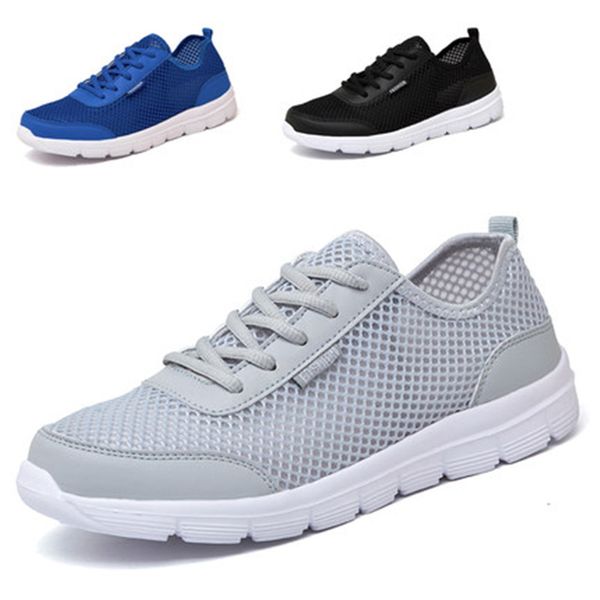 

2019 new breathable mesh surface non-slip wear-resistant lightweight running shoes comfortable casual shoes, Black