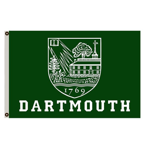 2019 Dartmouth College Grand Vert Flag Banner From Kc Flag