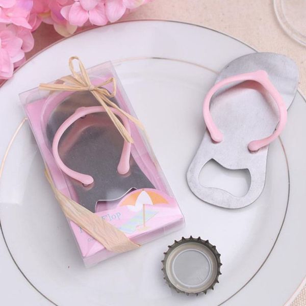 

blue/pink kitchen gadgets flip-flop design bottle opener wedding giveaway gifts party favors gift wedding party accessories