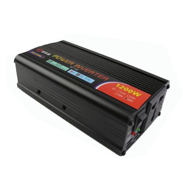 

1200w car inverter dc 12v to ac 110v 220v modified sine wave universal socket power inverter converter adapter car inverters