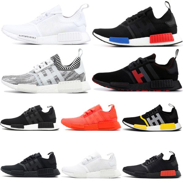 

2019 r1 running shoes for women men og atmos japan solar red thunder tri-color triple white black mens trainer sports sneaker 36-45
